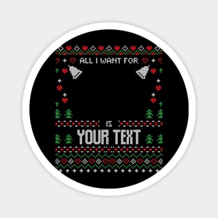 all i want christmas Magnet